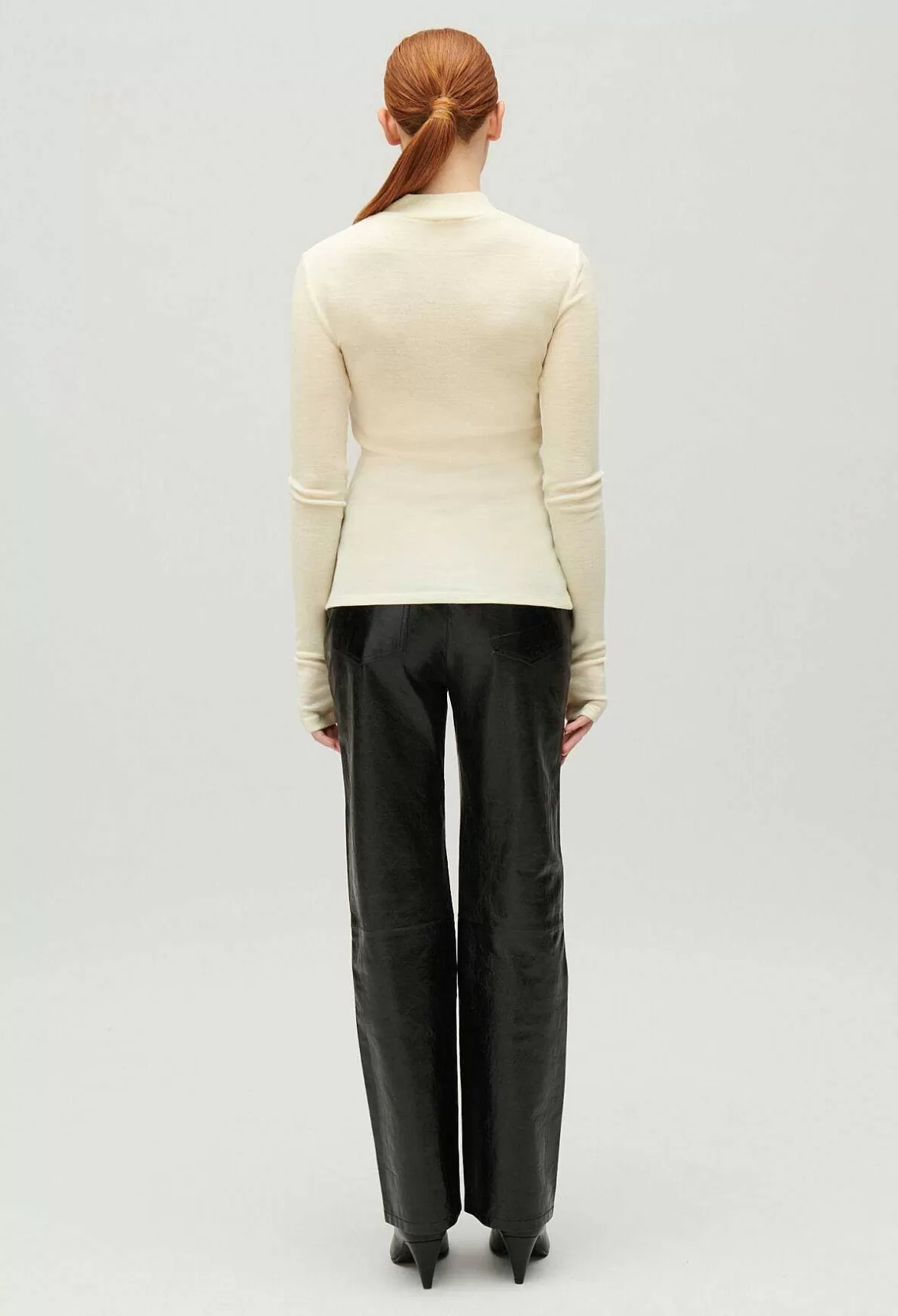 Claudie Pierlot Wool Top With High Neck*Women Sweaters And Cardigans