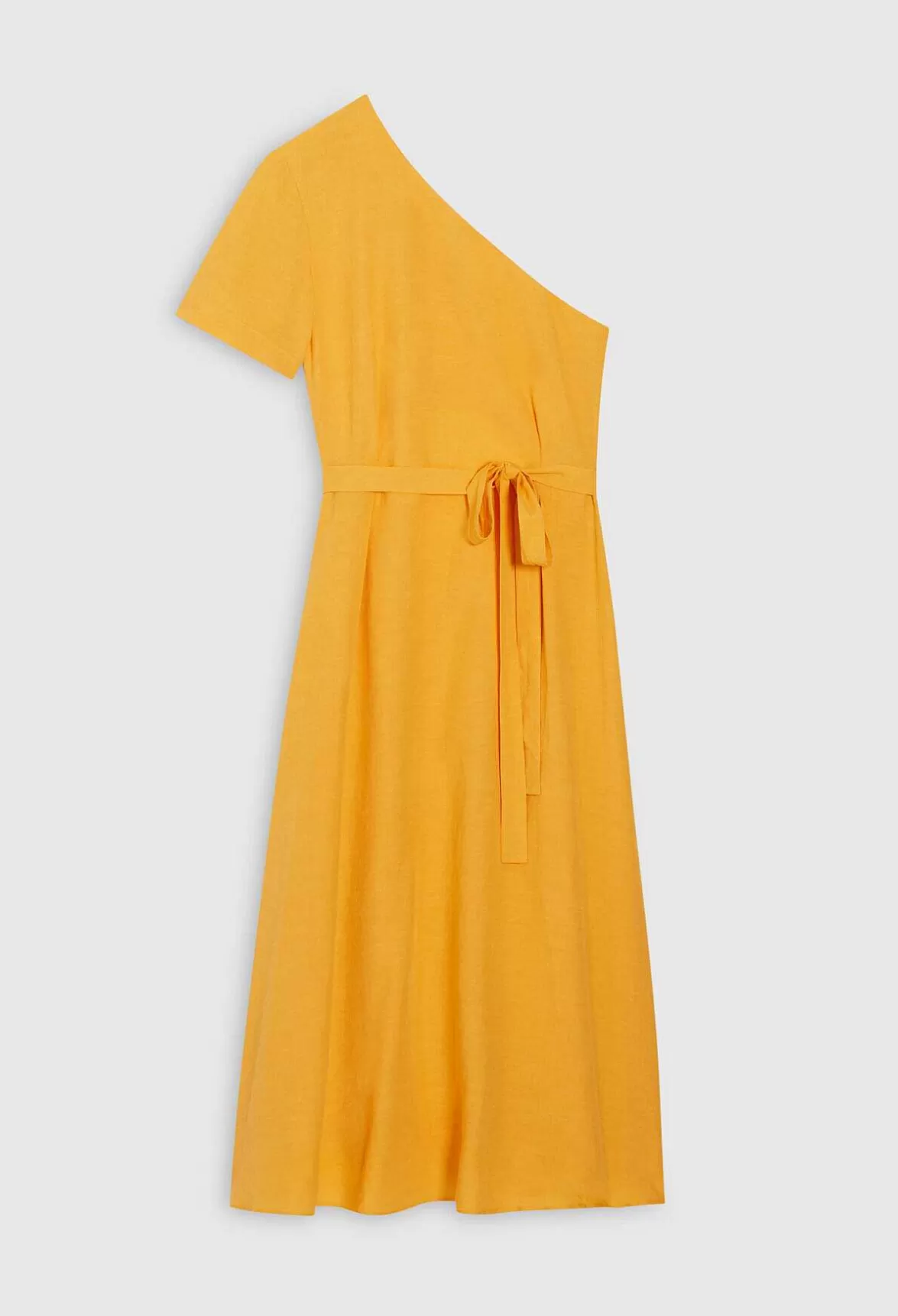 Claudie Pierlot Yellow Asymmetric Midi Dress*Women Dresses